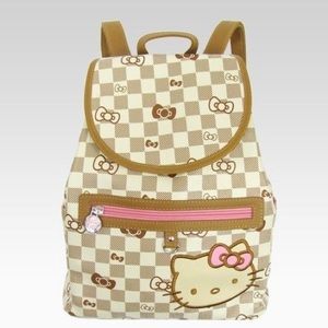 Hello Kitty checkered backpack